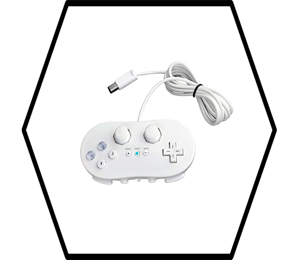 Controlador Gamecube, clásico, con cable, para Nintendo Wii