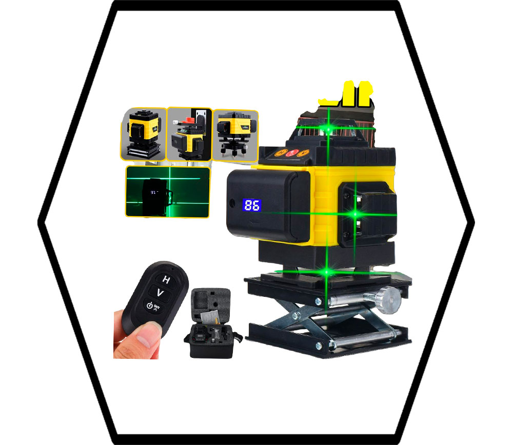 Nivel Laser Autonivelante 360° y Linea Vertical