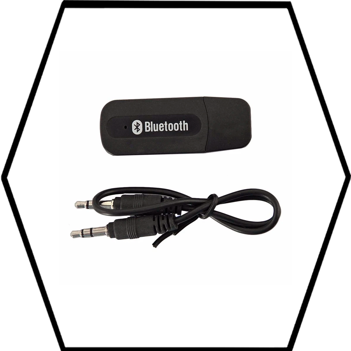 Aux Bluetooth adaptador Dongle Cable para coche 3.5mm Jack Aux